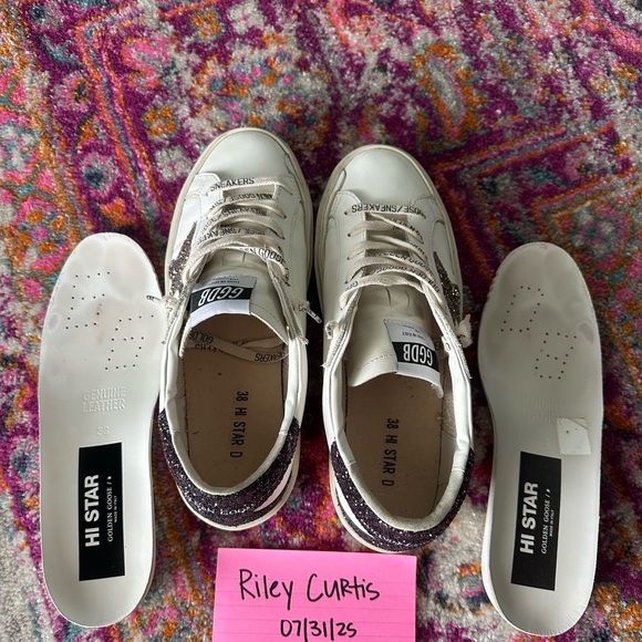 Golden Goose Sneakers with Glitter Star - Picture 4 of 8